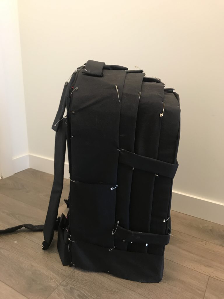 pin display backpack