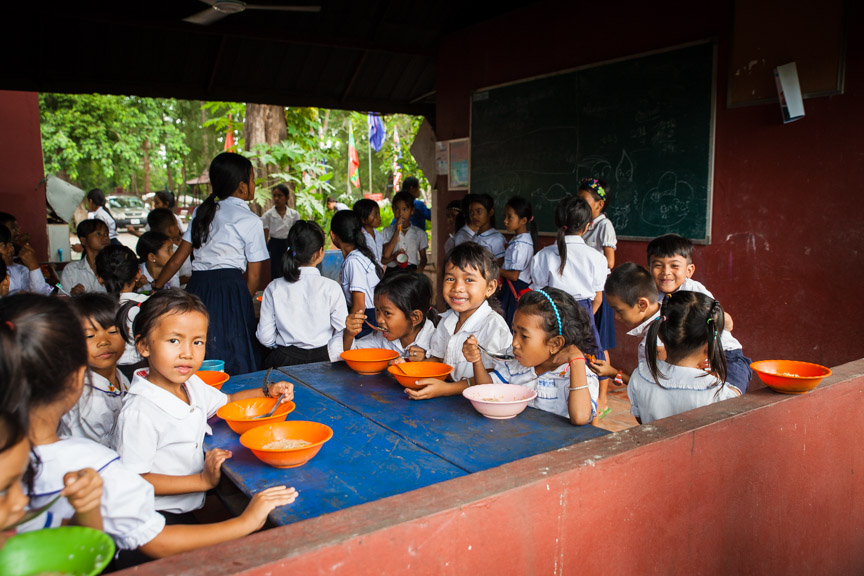 Caring for Cambodia's Food for Thought program