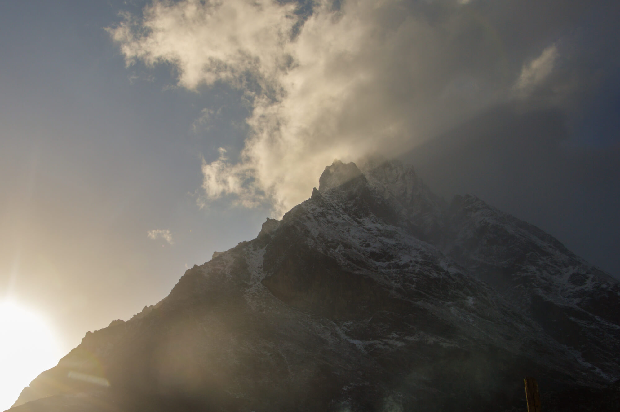 Mountains on the Langtang Trek