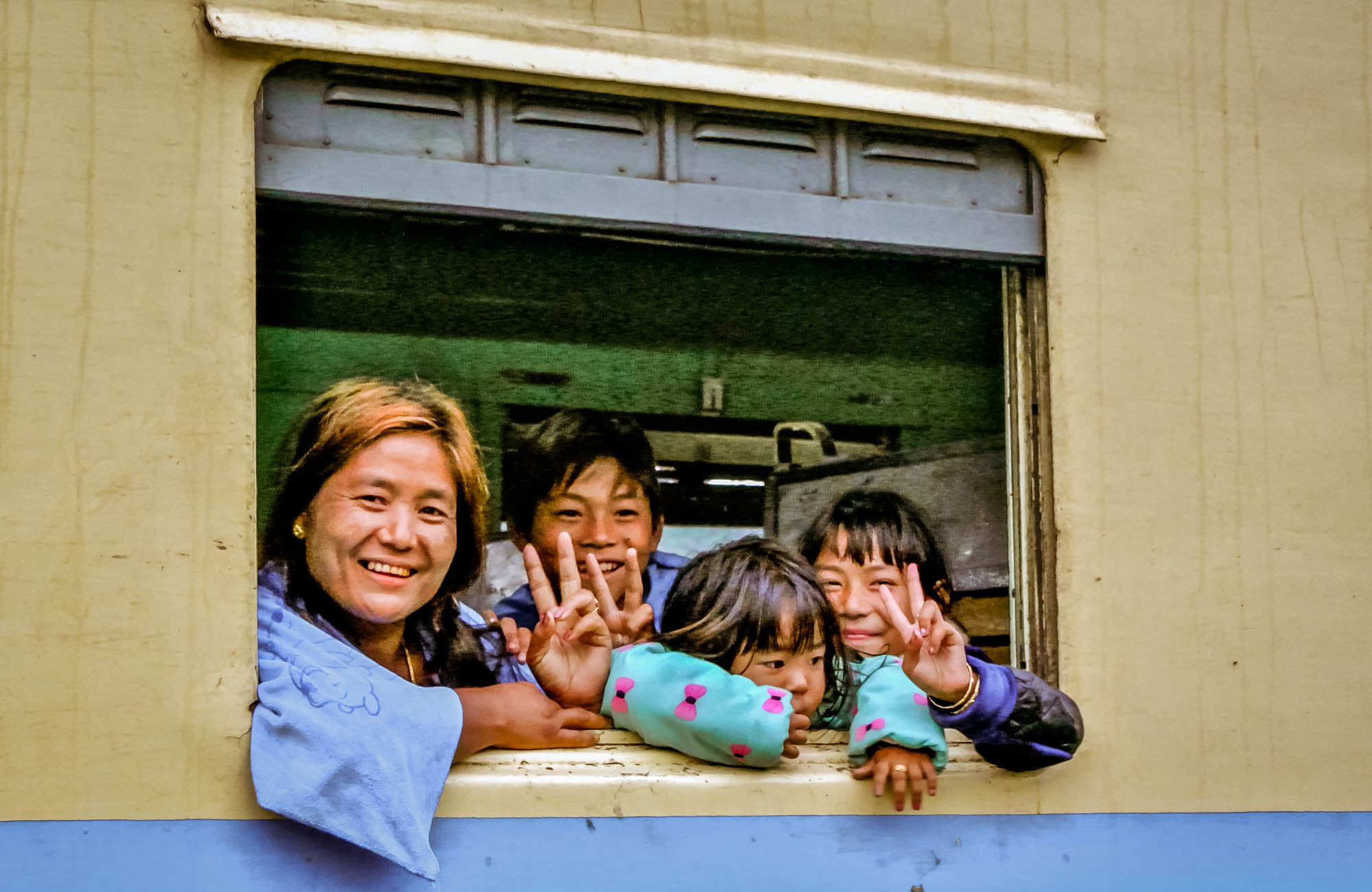 Train to Hsipaw Myanmar