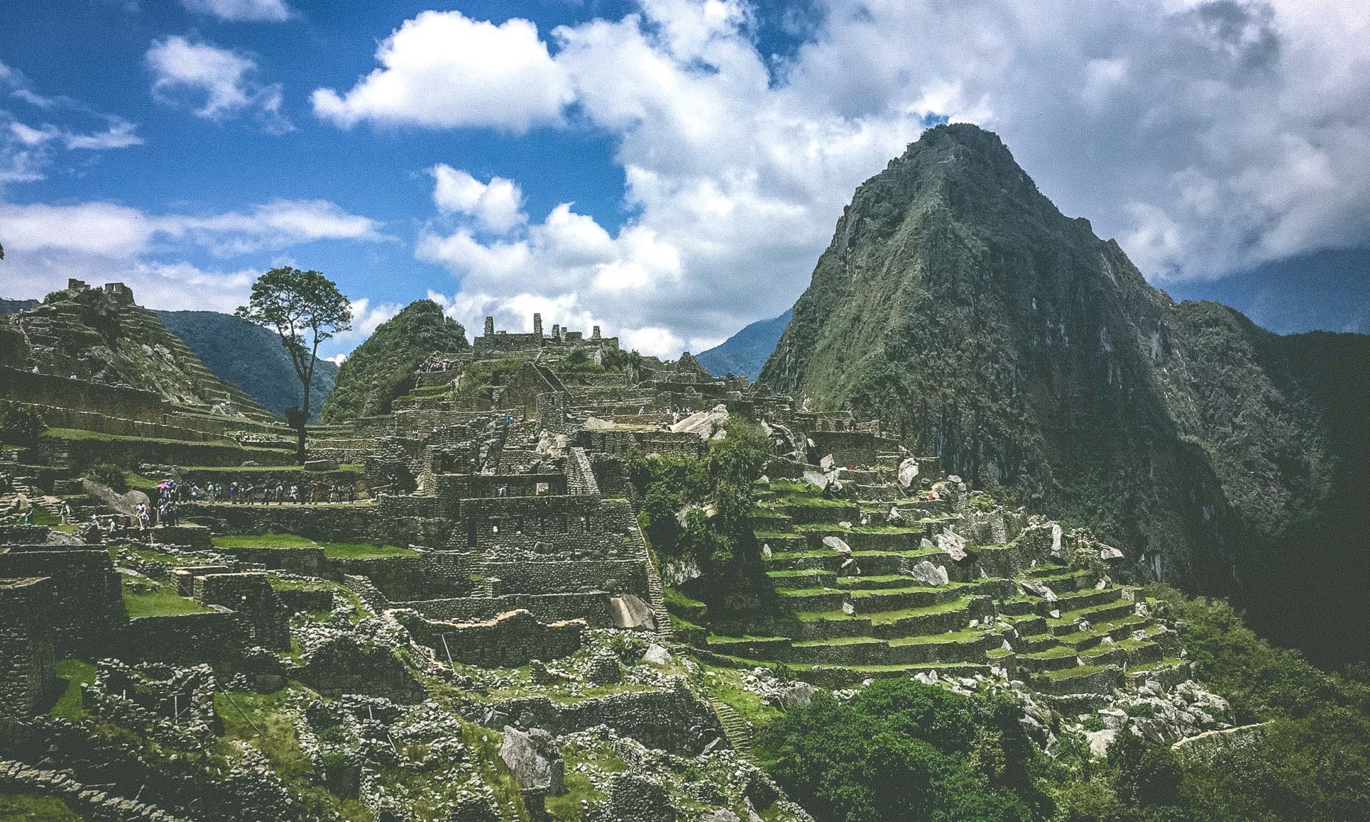 A view of Machu Picchu