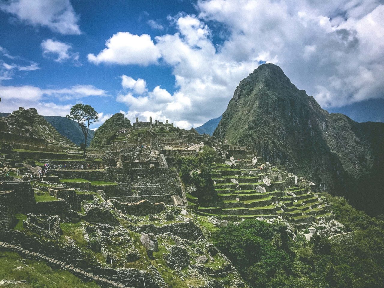 A view of Machu Picchu