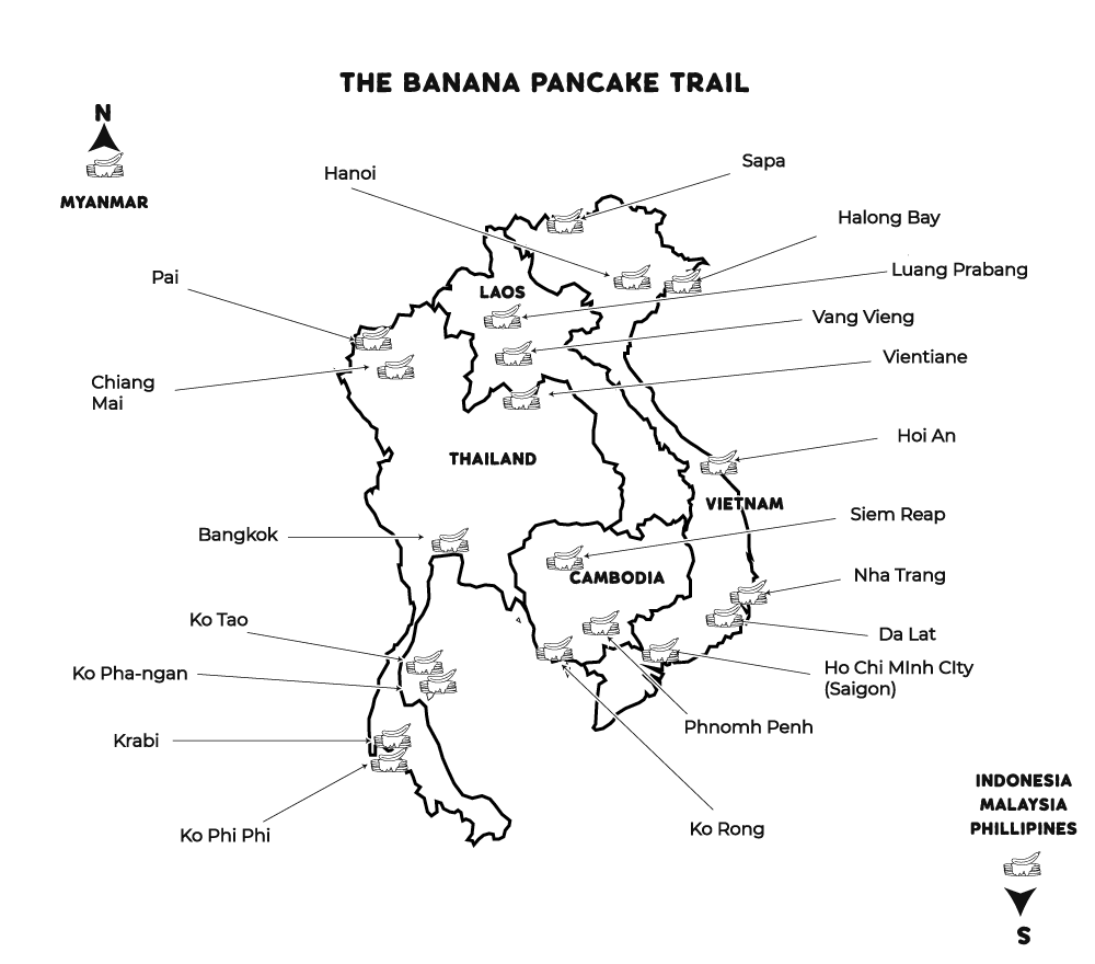 banana pancake trail map