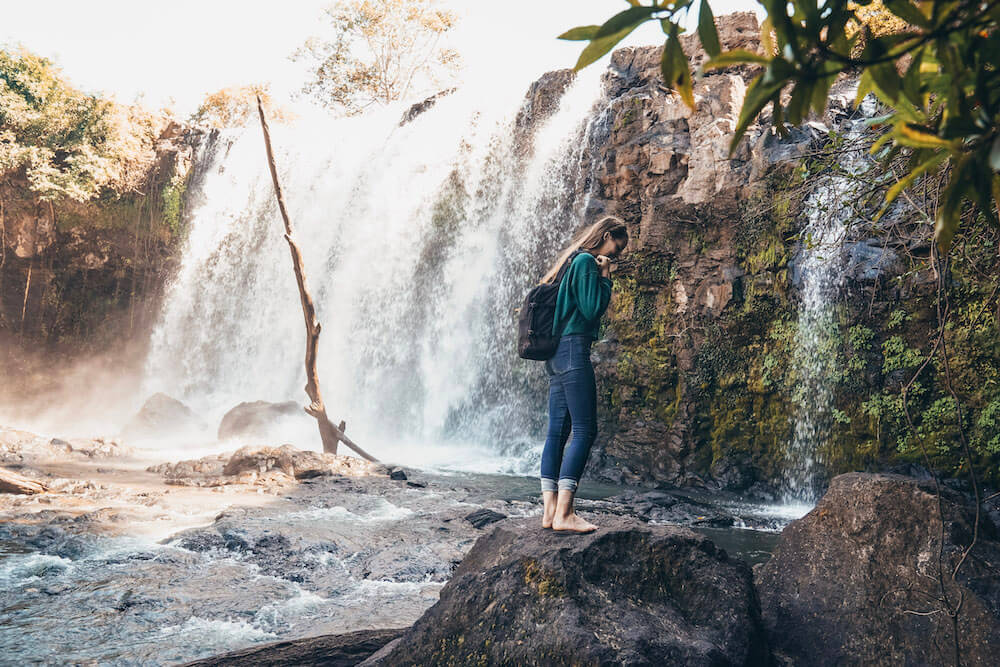 Bousra Waterfall in Mondulkiri Cambodia