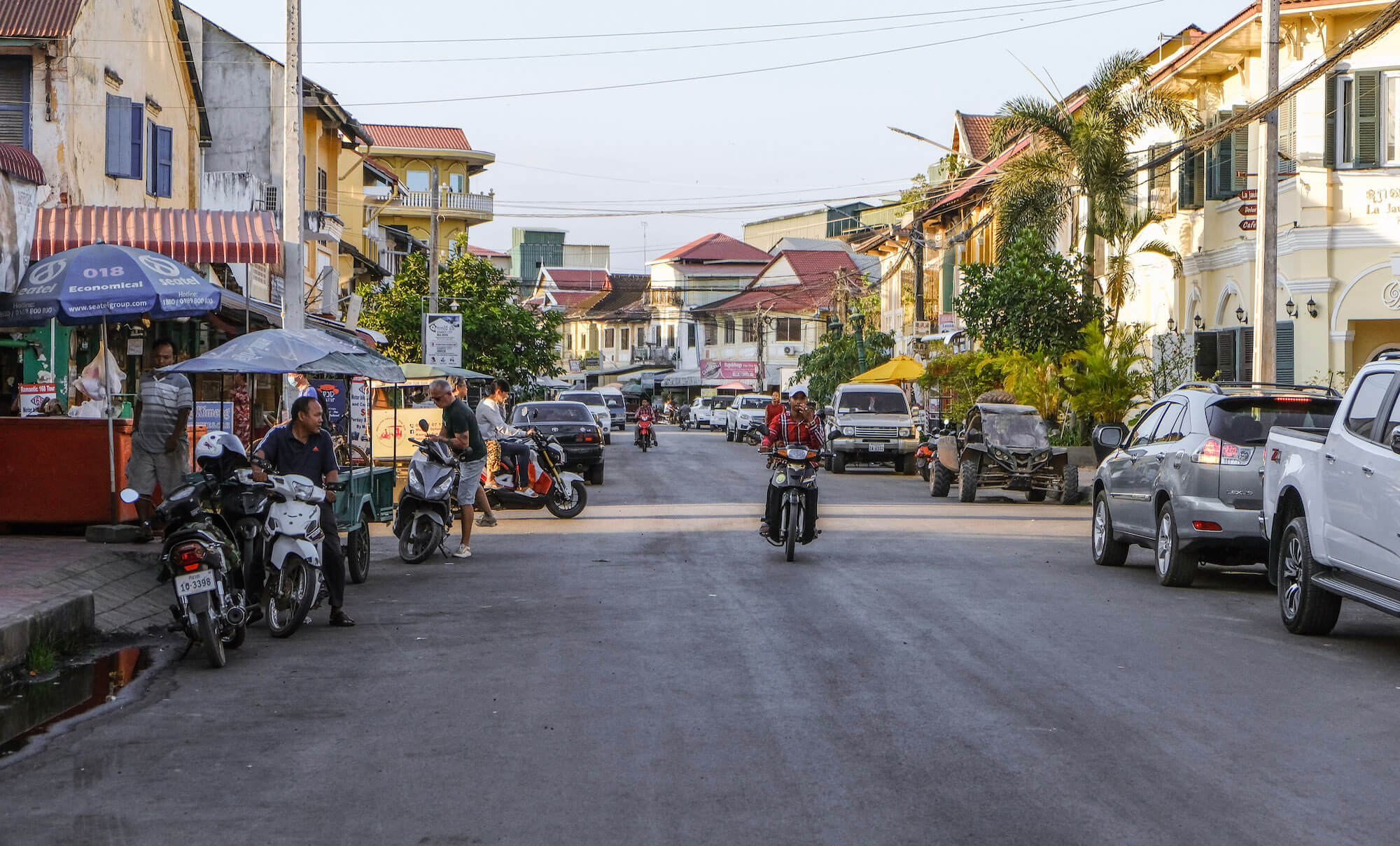 Kampot colonial buildings