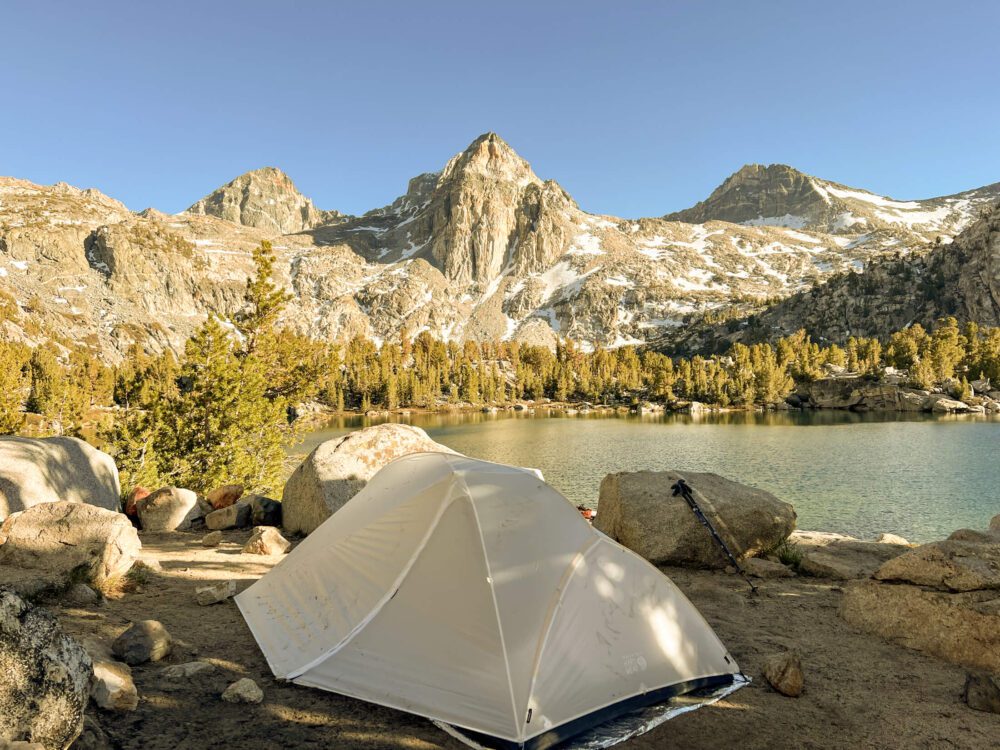 Mountain Hardwear Strato UL2 Tent in Sequoia National Park at Rae Lakes