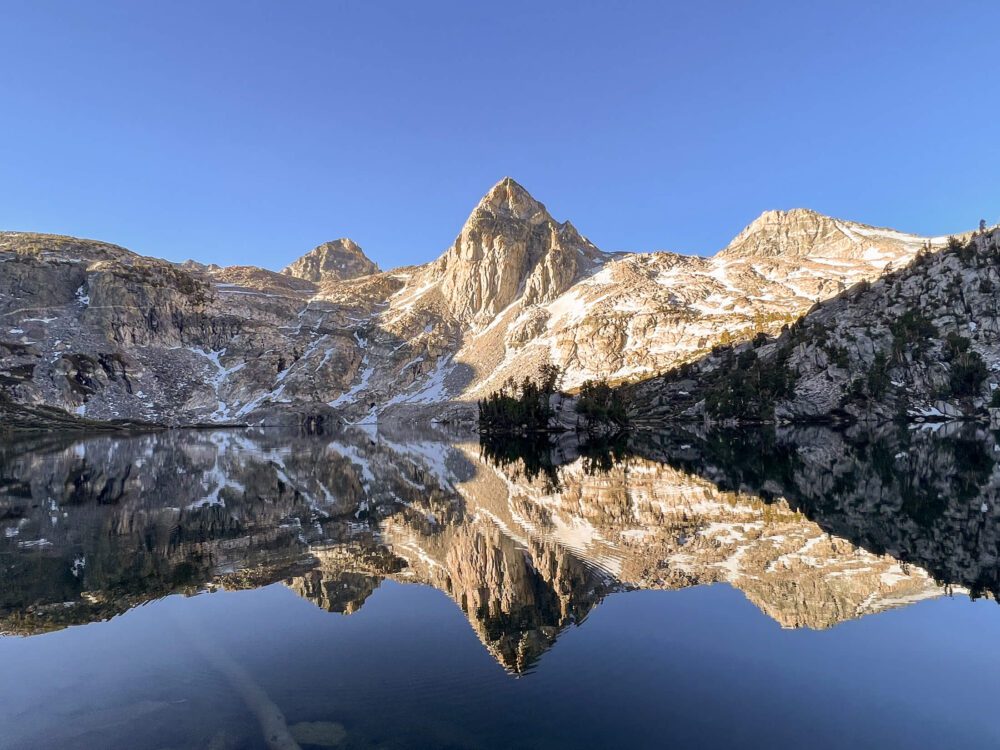 Upper Rae Lakes at Sunrise on the Rae Lakes Loop