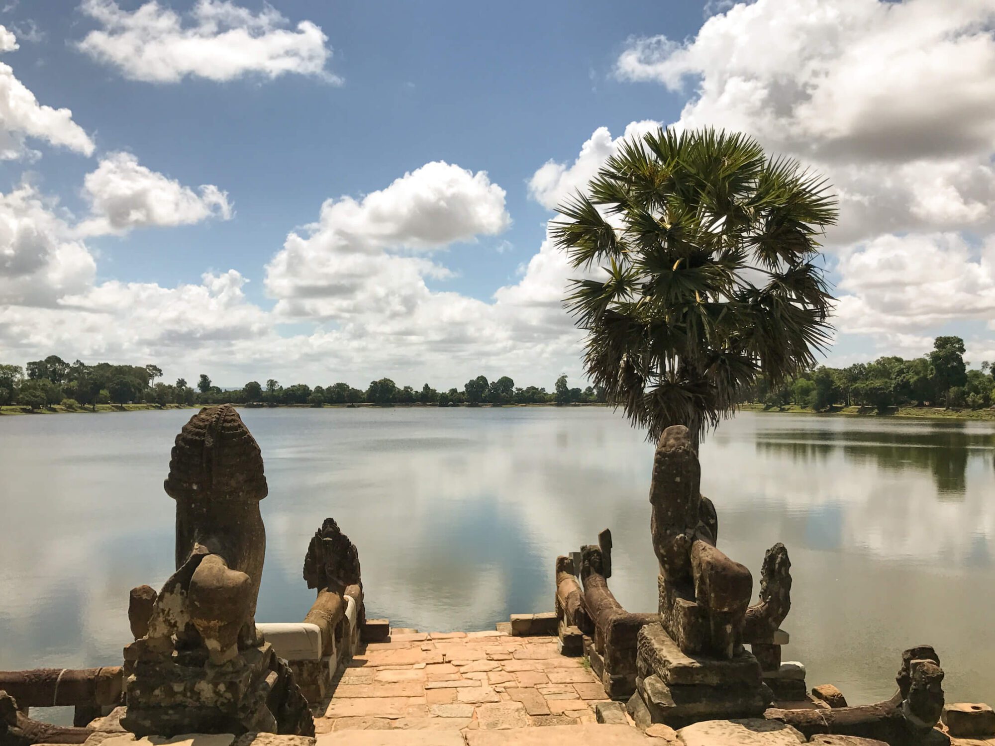 Srah Srang​ at Angkor Wat in Cambodia