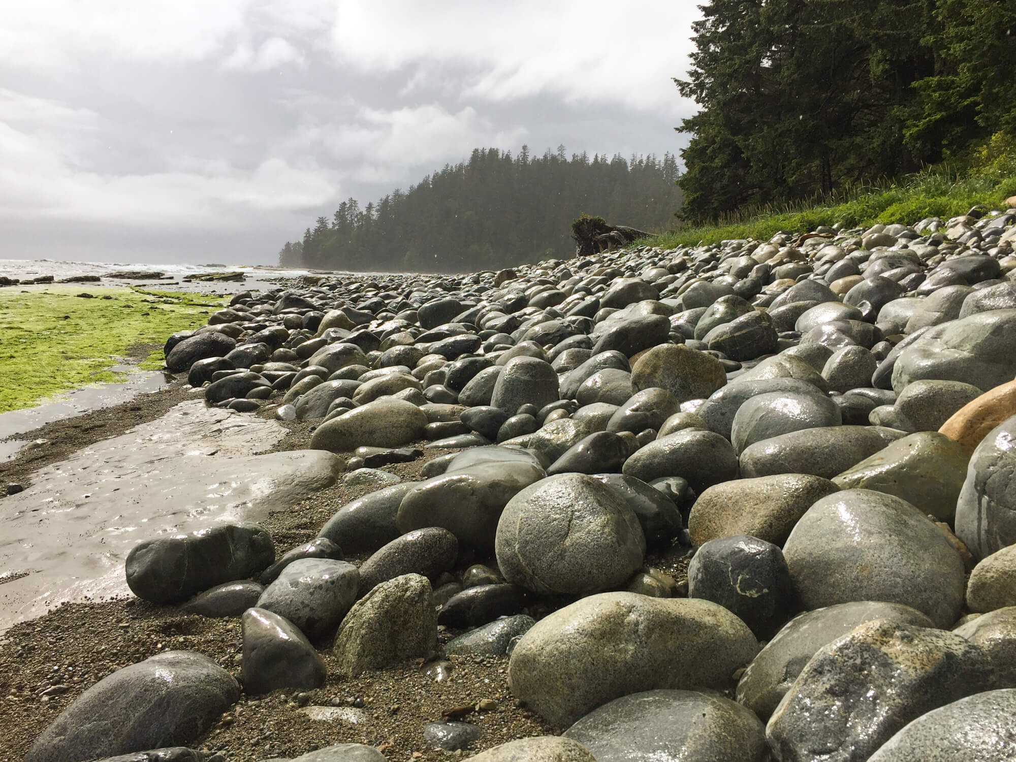 boulders on the West Coast Trail