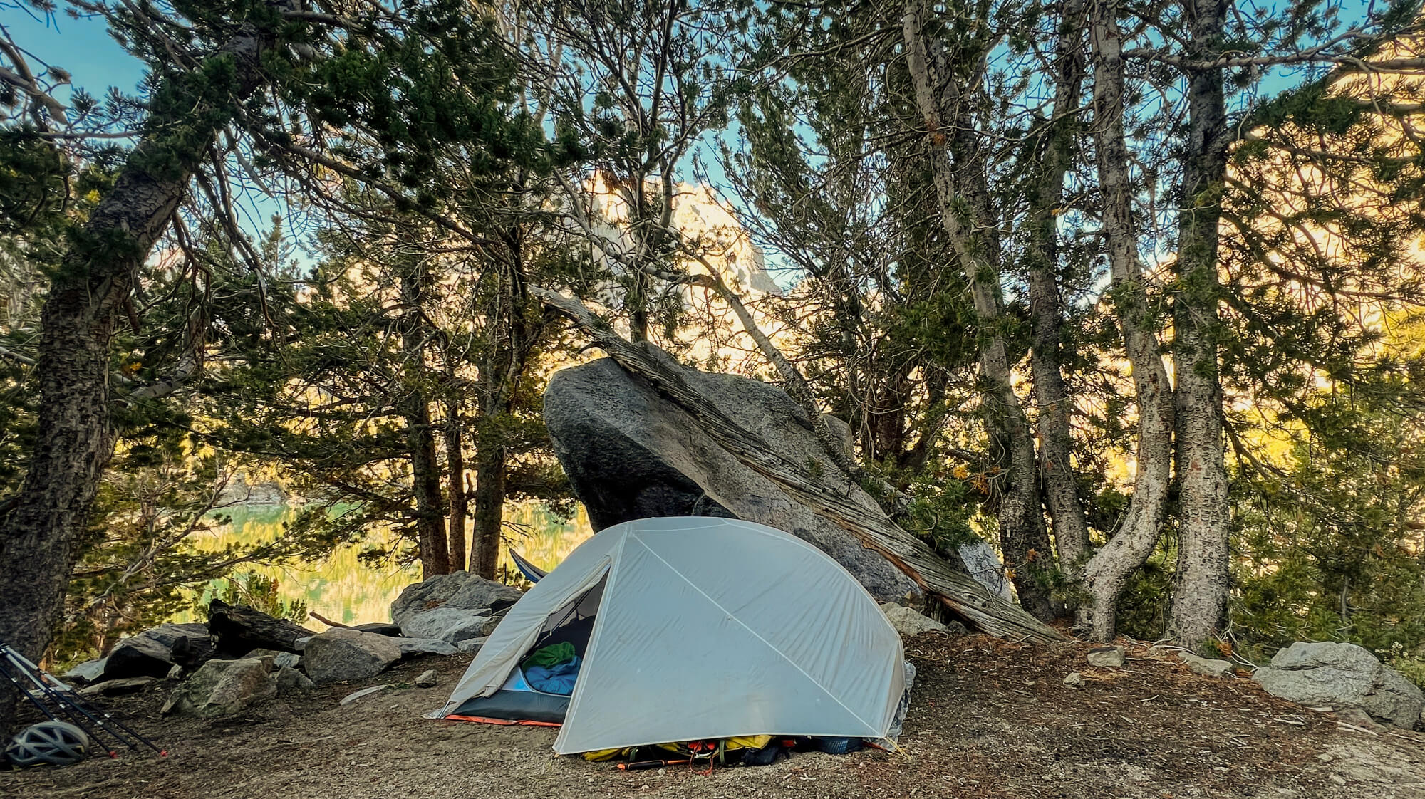 Campsites at Big Pine Lakes