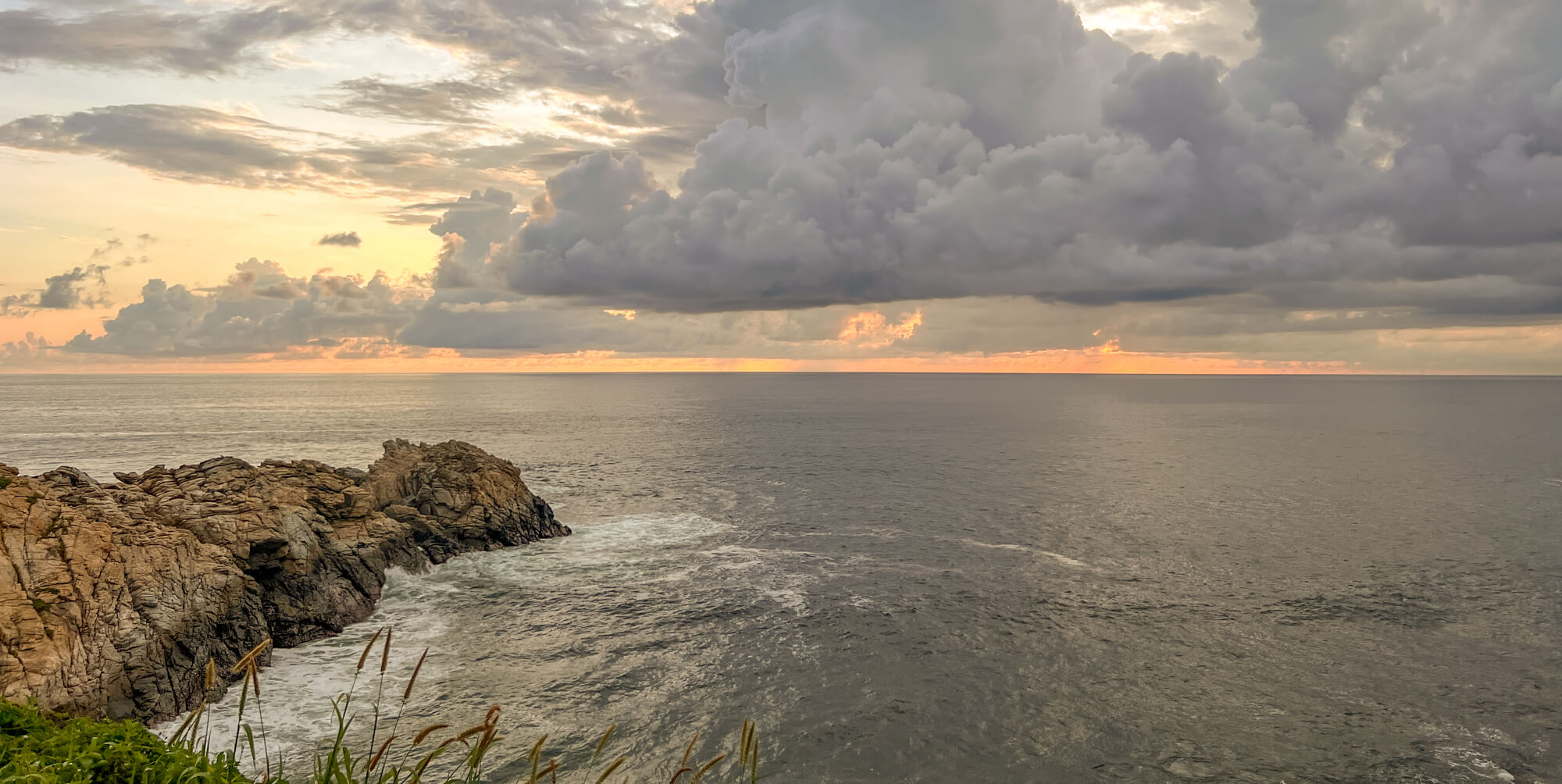 Punta Cometa Sunset in Mazunte Oaxaca